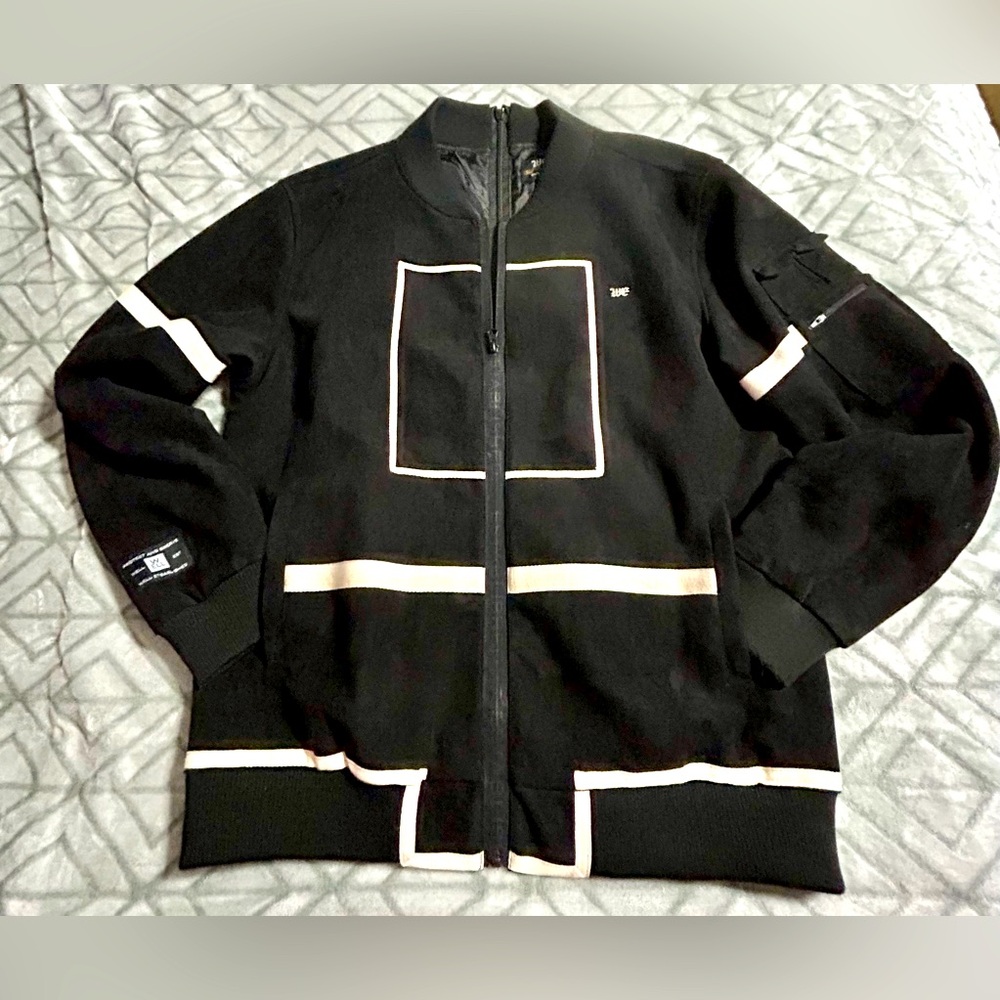 Live Mechanics Well Established, Black Moto jacket, SZ 3XL & Back Zipper